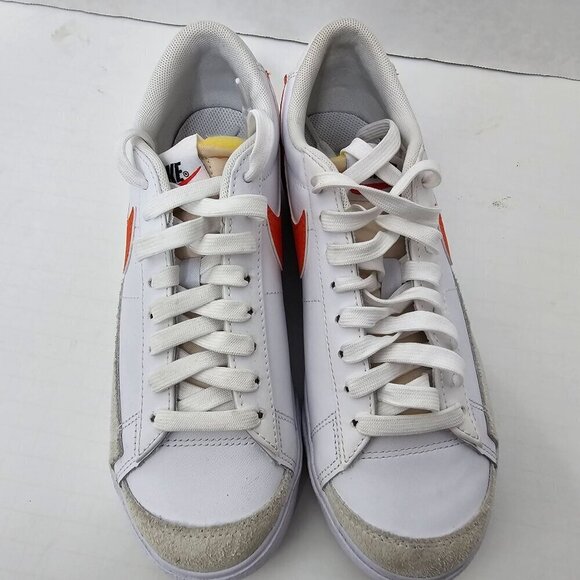 Nike Blazer Low Platform Summit White Orange size 6.5 - Picture 6 of 16